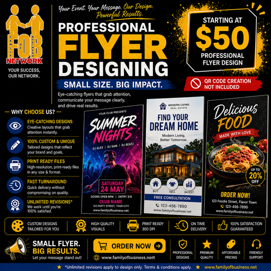 Flyer & Poster Designing