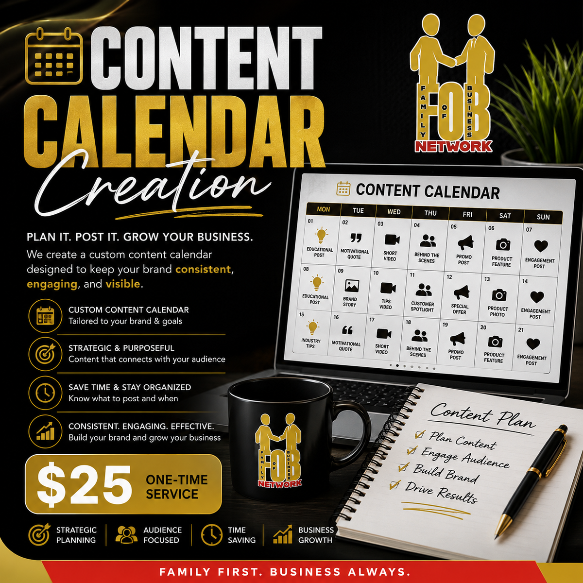 Content Calendar Creation