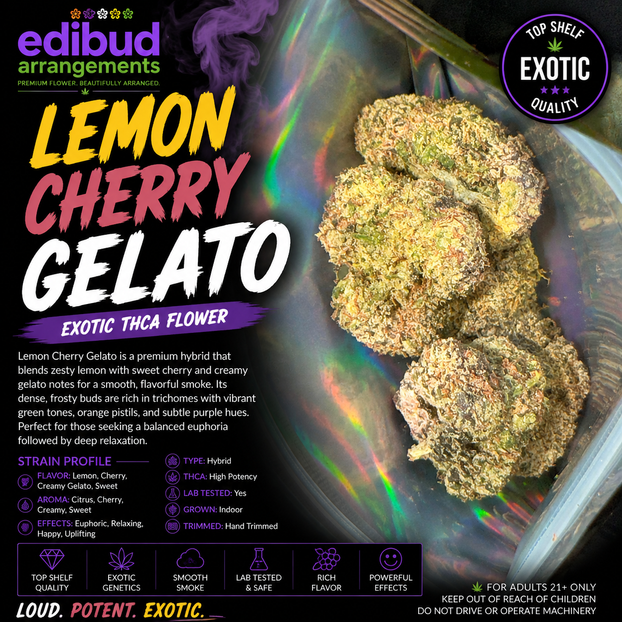 Lemon Cherry Gelato (3.5g)