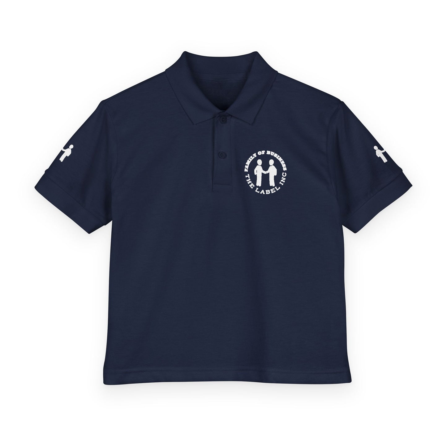 “Family of Business - The Label Inc.” Kids Polo Shirt