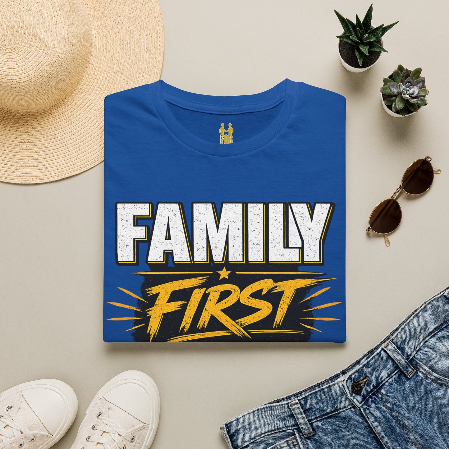 "Family First, Business Always" Motivational T-Shirt