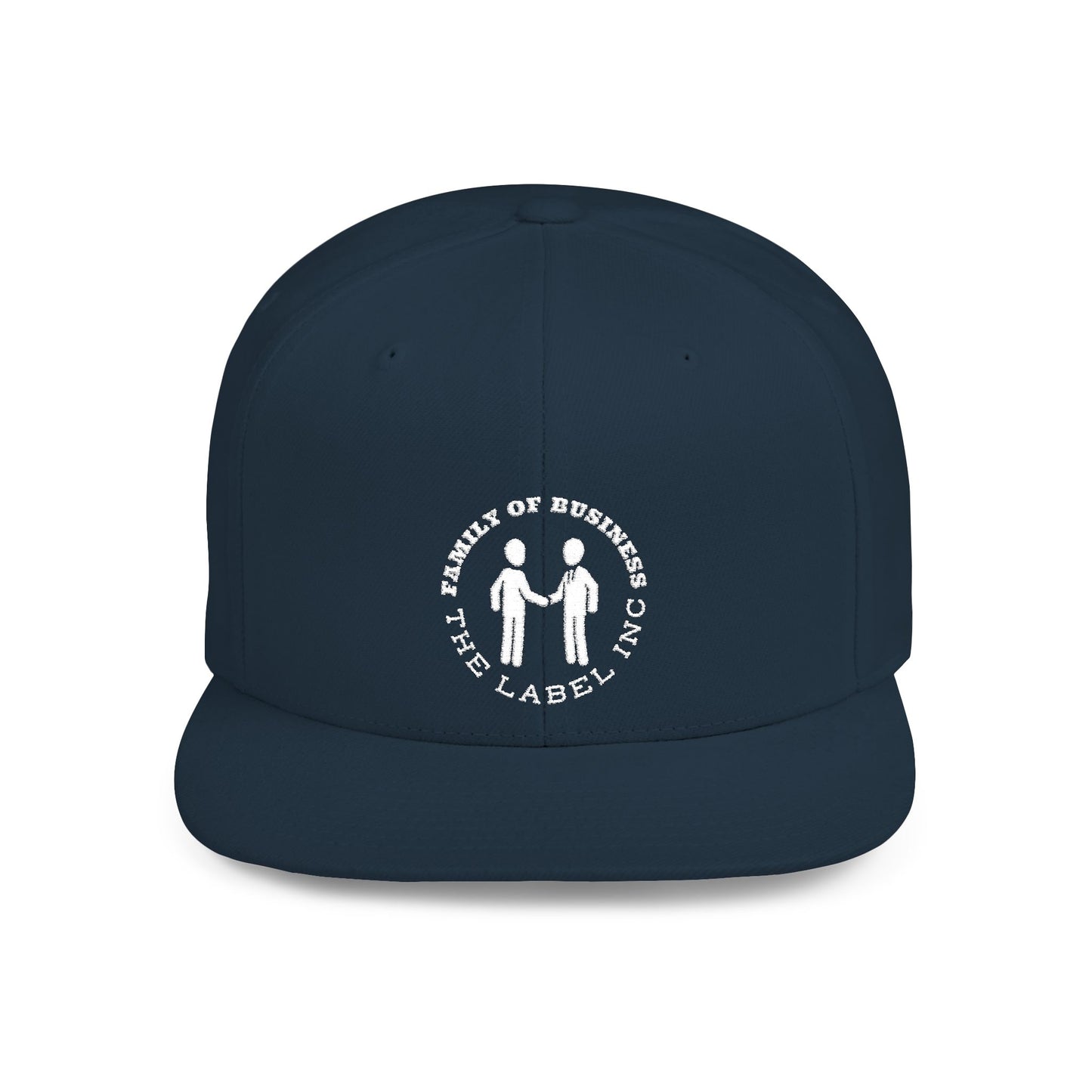 “Family of Business - The Label Inc.” Flat Bill Snapback Hat