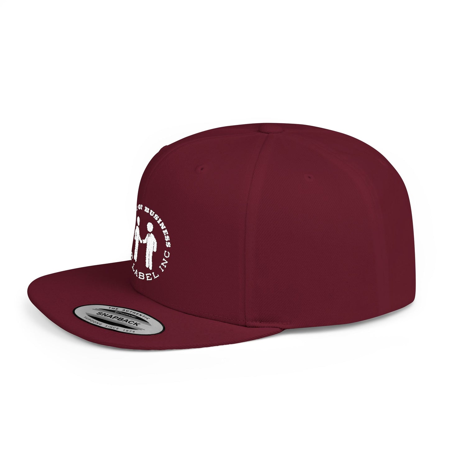 “Family of Business - The Label Inc.” Flat Bill Snapback Hat