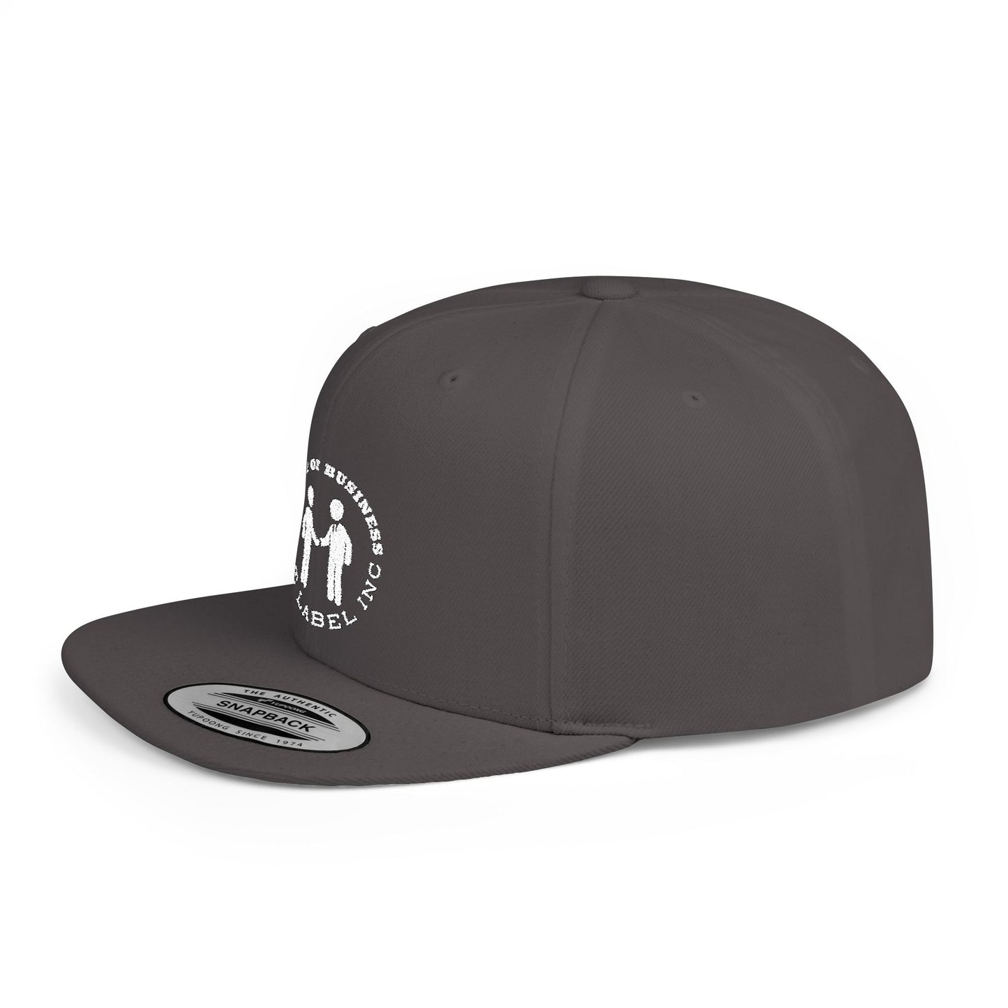 “Family of Business - The Label Inc.” Flat Bill Snapback Hat