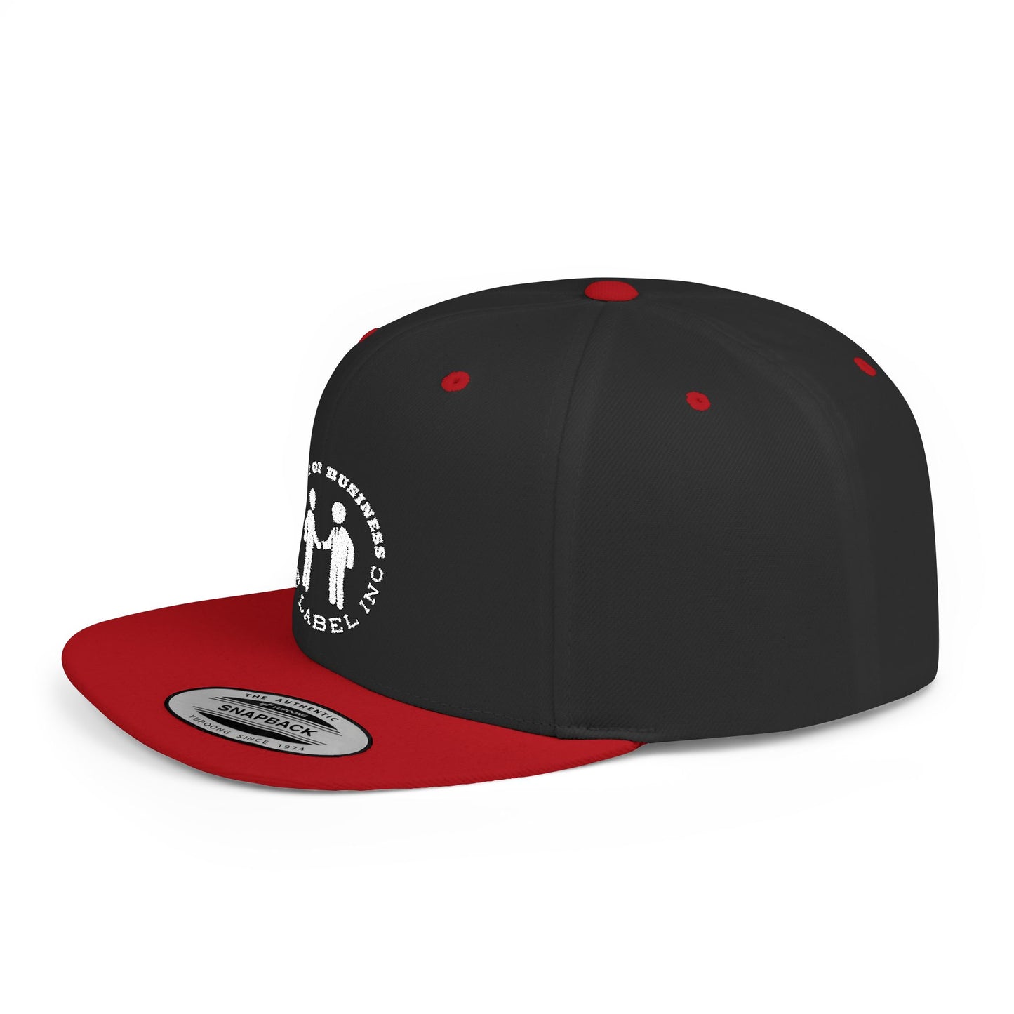 “Family of Business - The Label Inc.” Flat Bill Snapback Hat