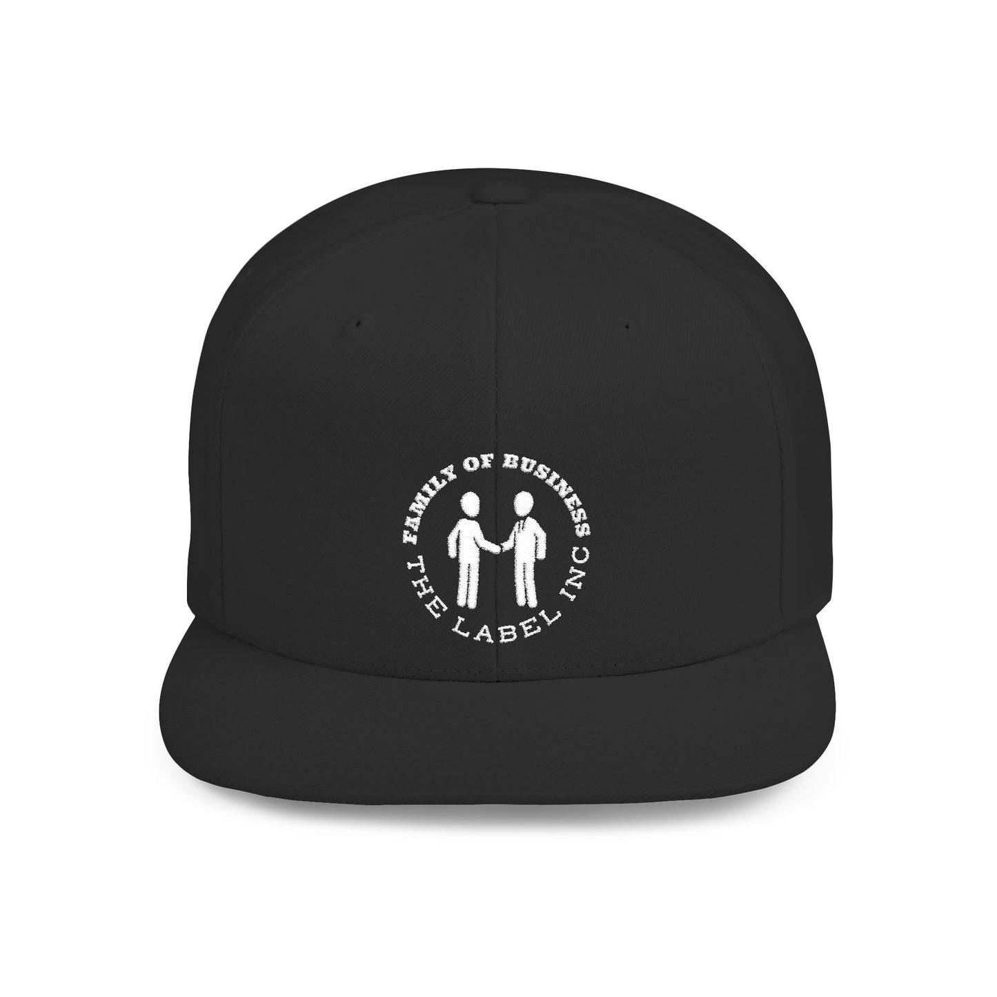“Family of Business - The Label Inc.” Flat Bill Snapback Hat