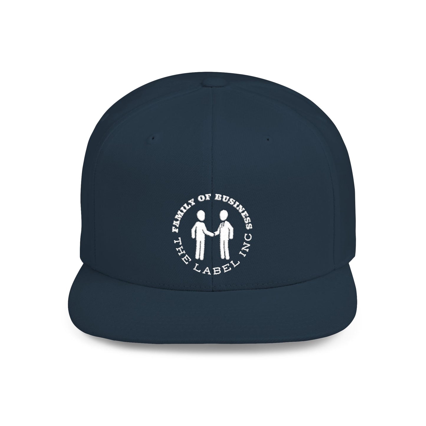 “Family of Business - The Label Inc.” Flat Bill Snapback Hat
