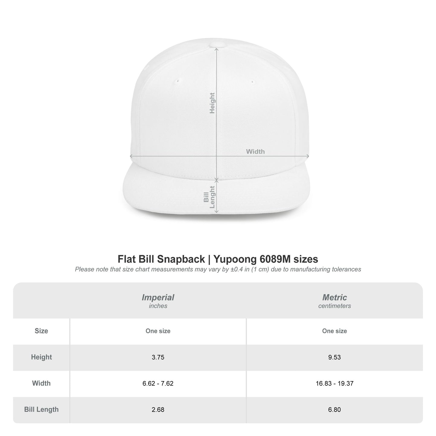 “Family of Business - The Label Inc.” Flat Bill Snapback Hat