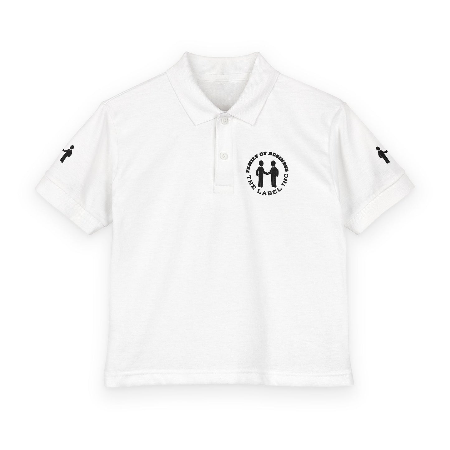 “Family of Business - The Label Inc.” Kids Polo Shirt
