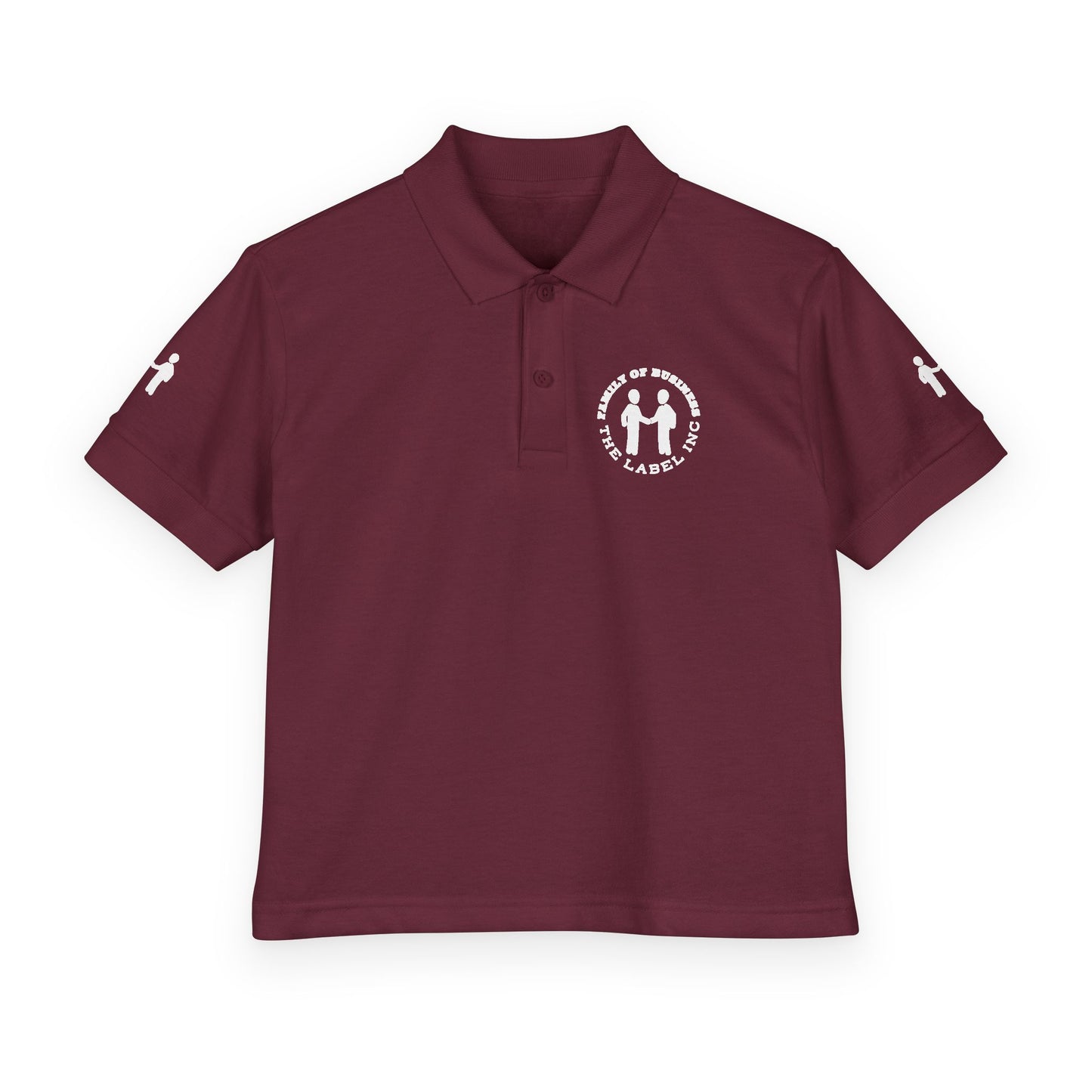 “Family of Business - The Label Inc.” Kids Polo Shirt
