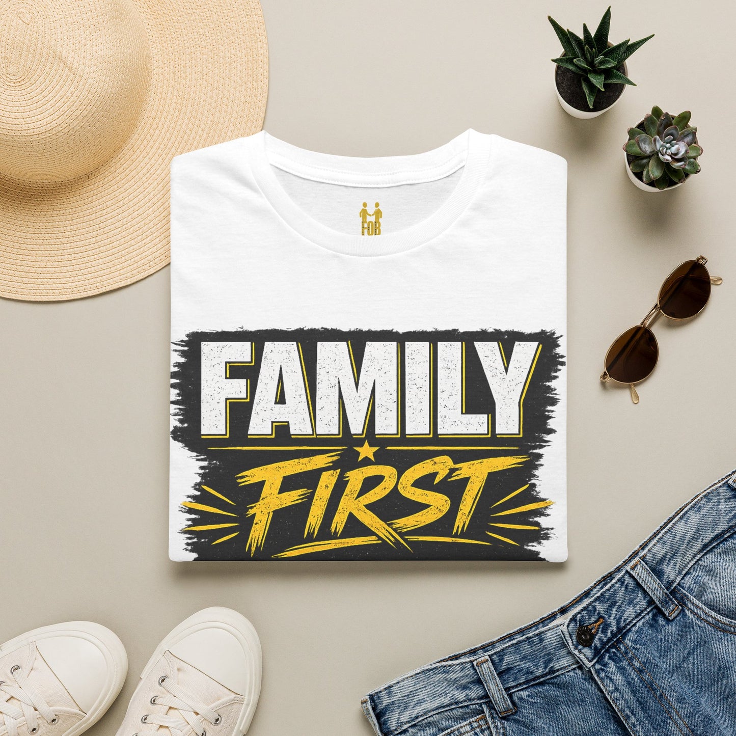 "Family First, Business Always" Motivational T-Shirt