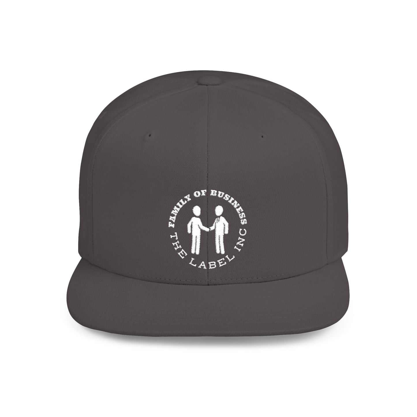 “Family of Business - The Label Inc.” Flat Bill Snapback Hat