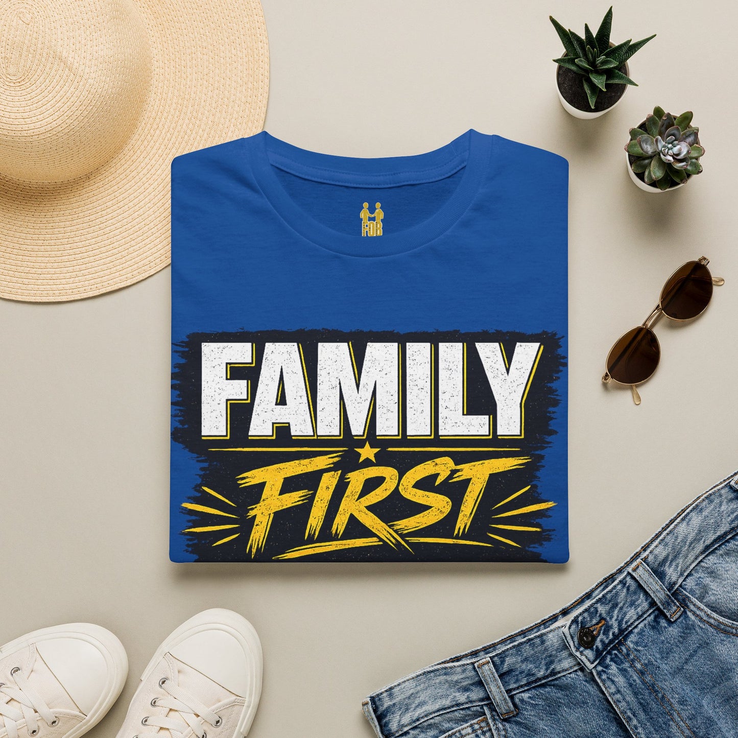 "Family First, Business Always" Motivational T-Shirt