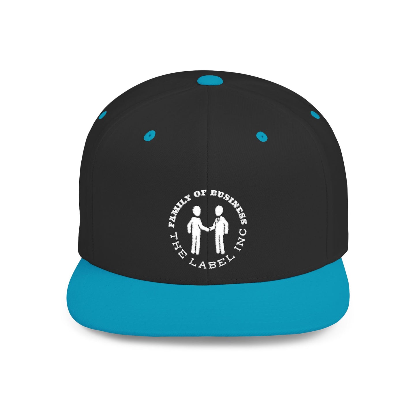 “Family of Business - The Label Inc.” Flat Bill Snapback Hat