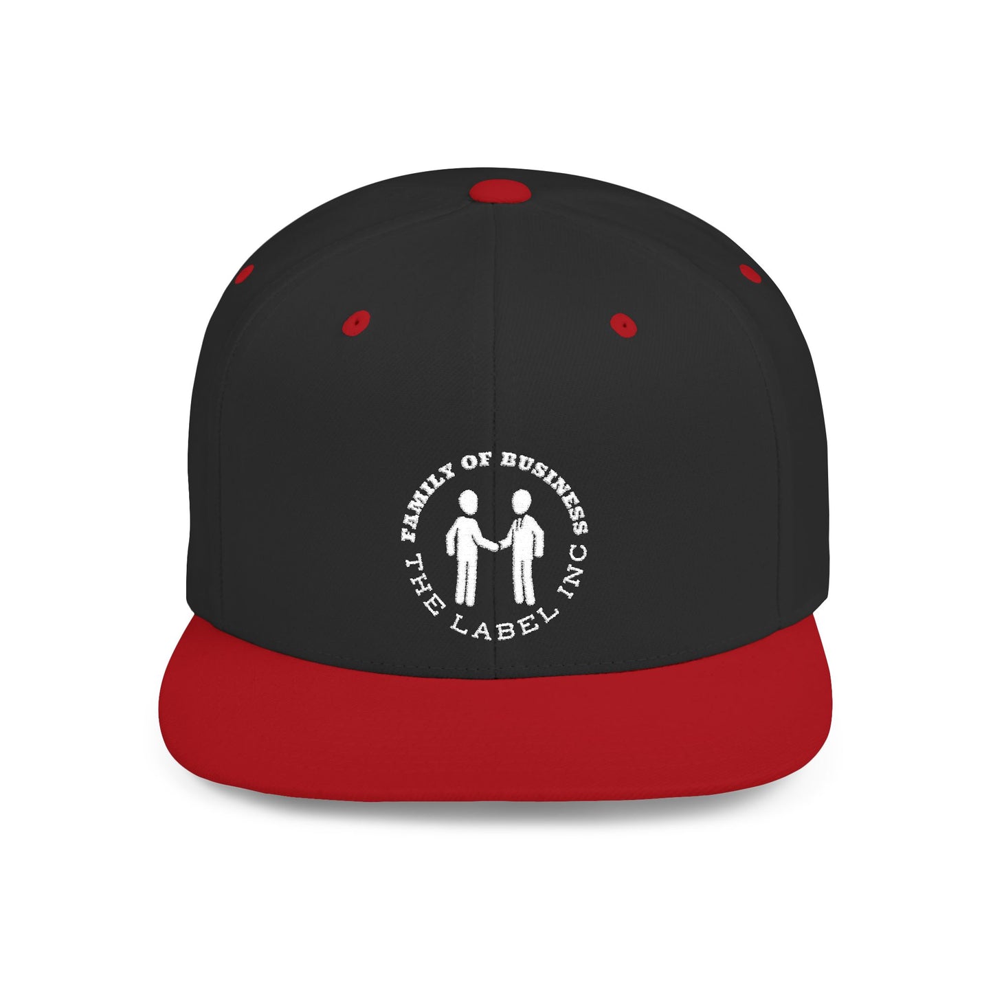 “Family of Business - The Label Inc.” Flat Bill Snapback Hat