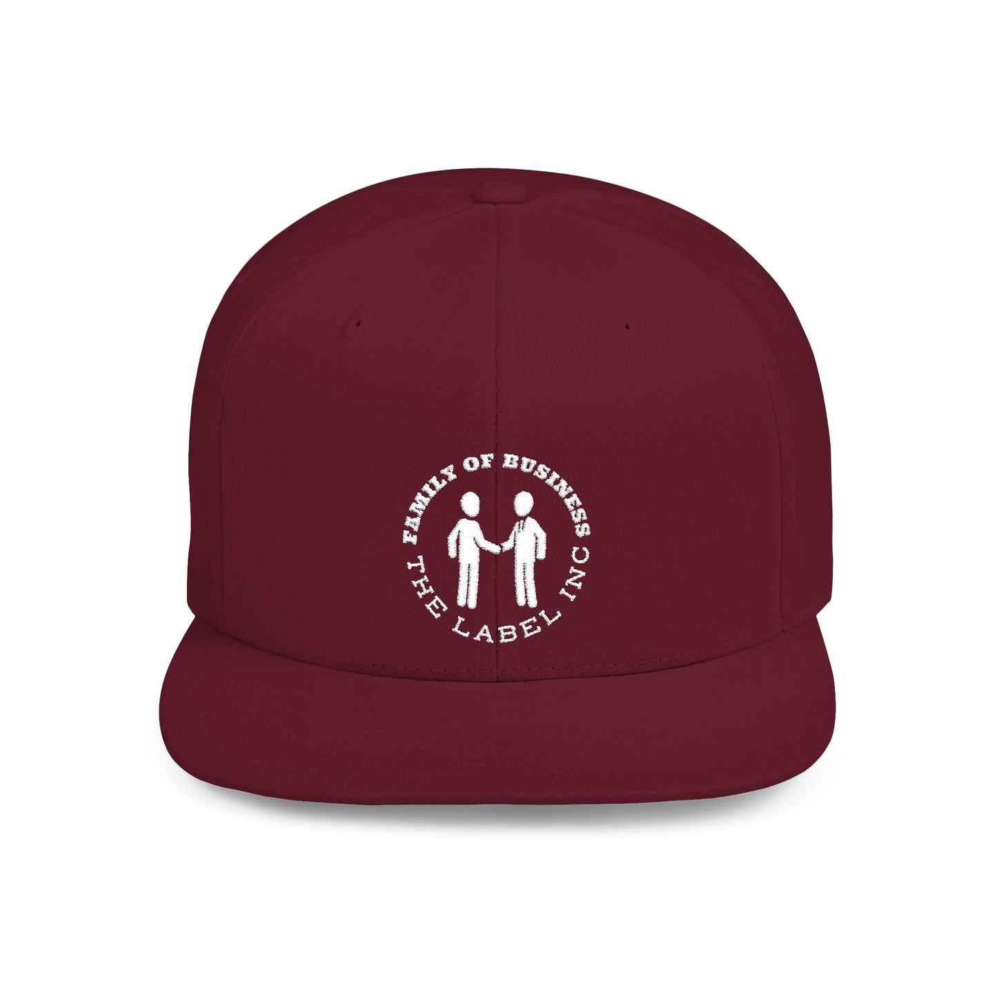 “Family of Business - The Label Inc.” Flat Bill Snapback Hat