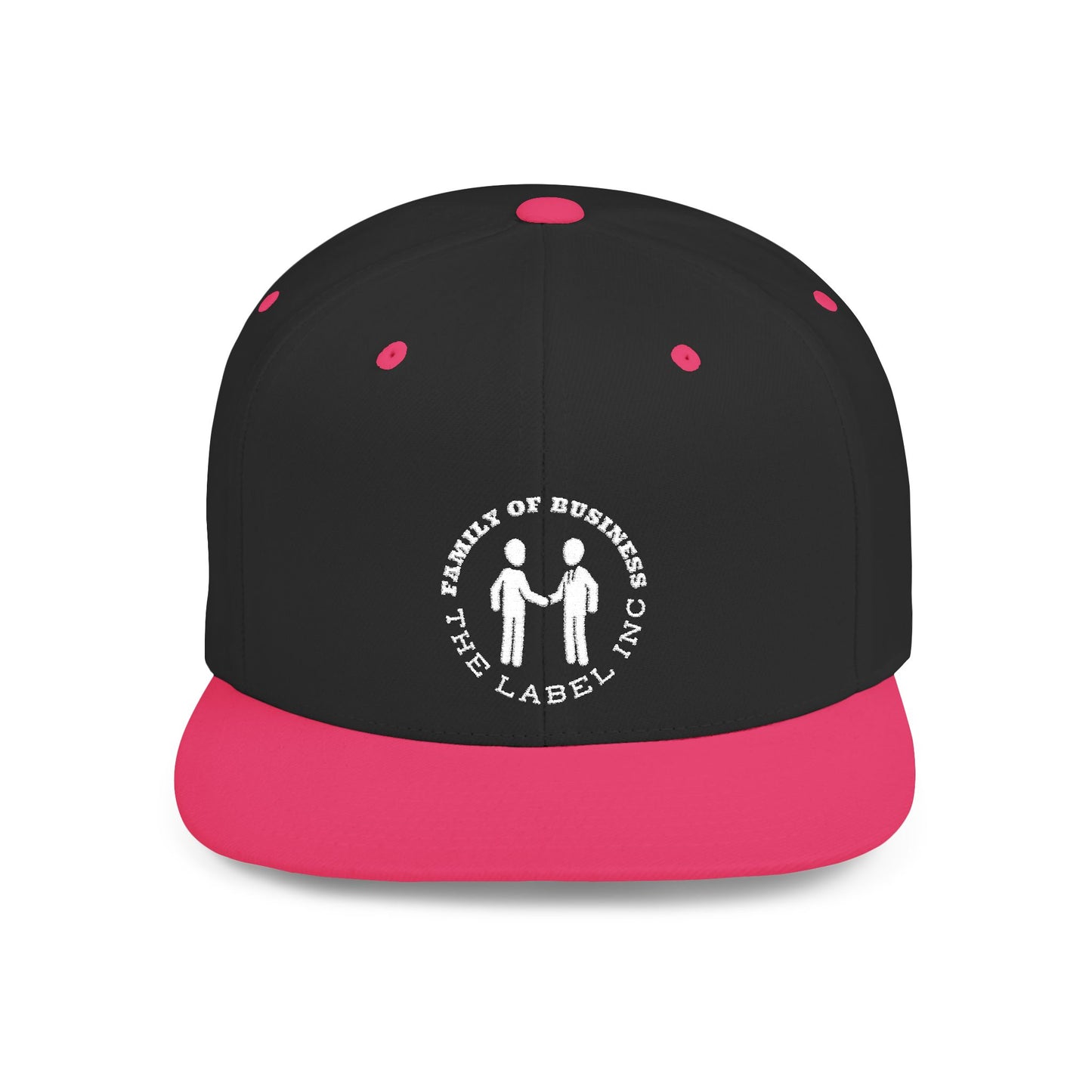 “Family of Business - The Label Inc.” Flat Bill Snapback Hat