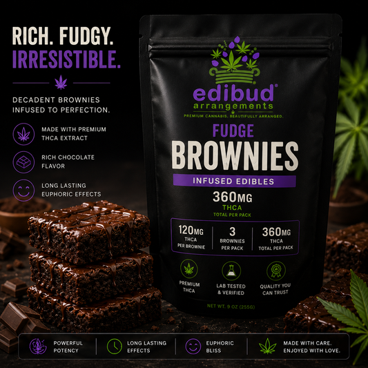 Infused Fudge Brownie (3 Peices)
