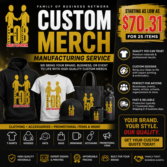 Custom Merch Manufacturing Service