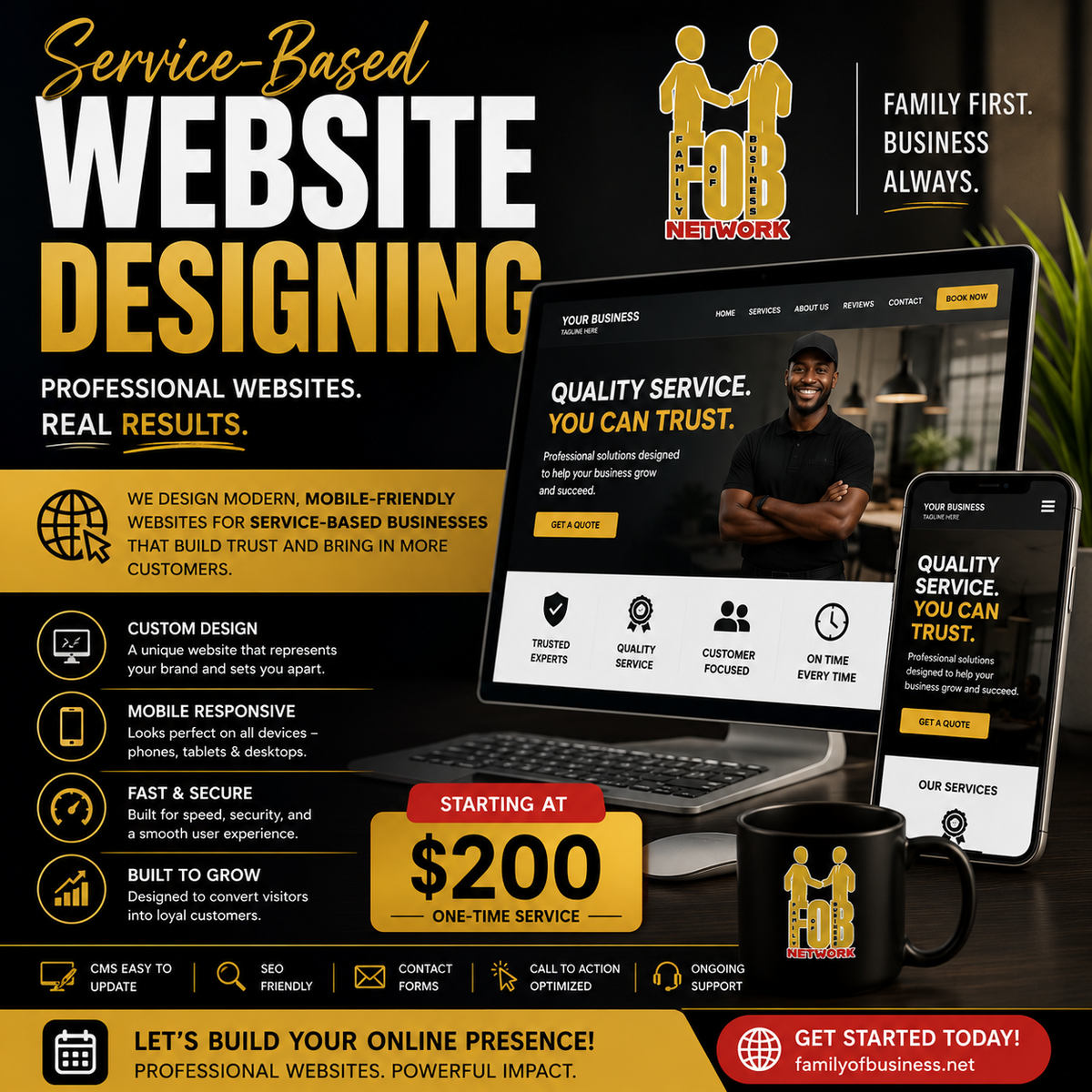 Service-Based Website Designing