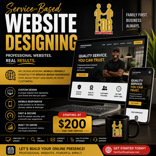 Service-Based Website Designing