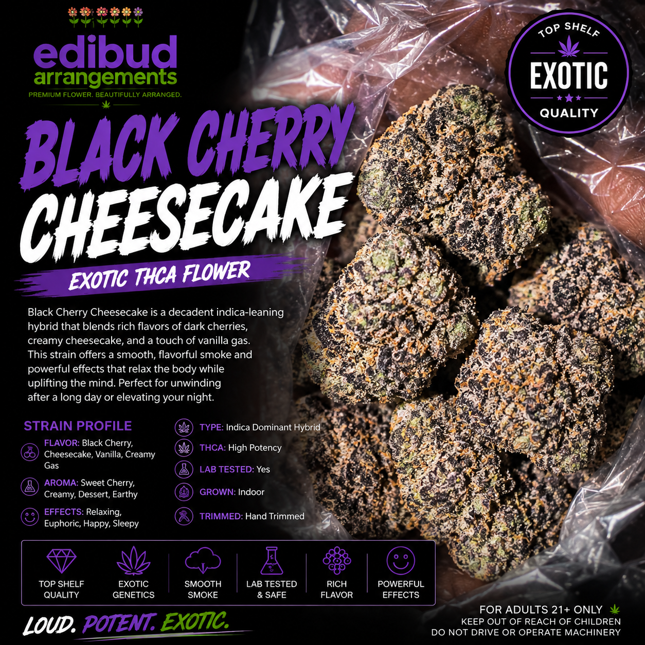 Black Cherry Cheesecake (3.5g)