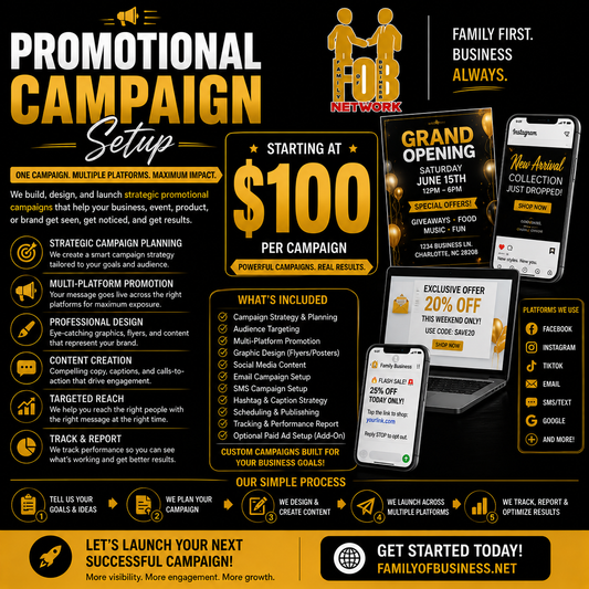 Promotional Campaign Setup