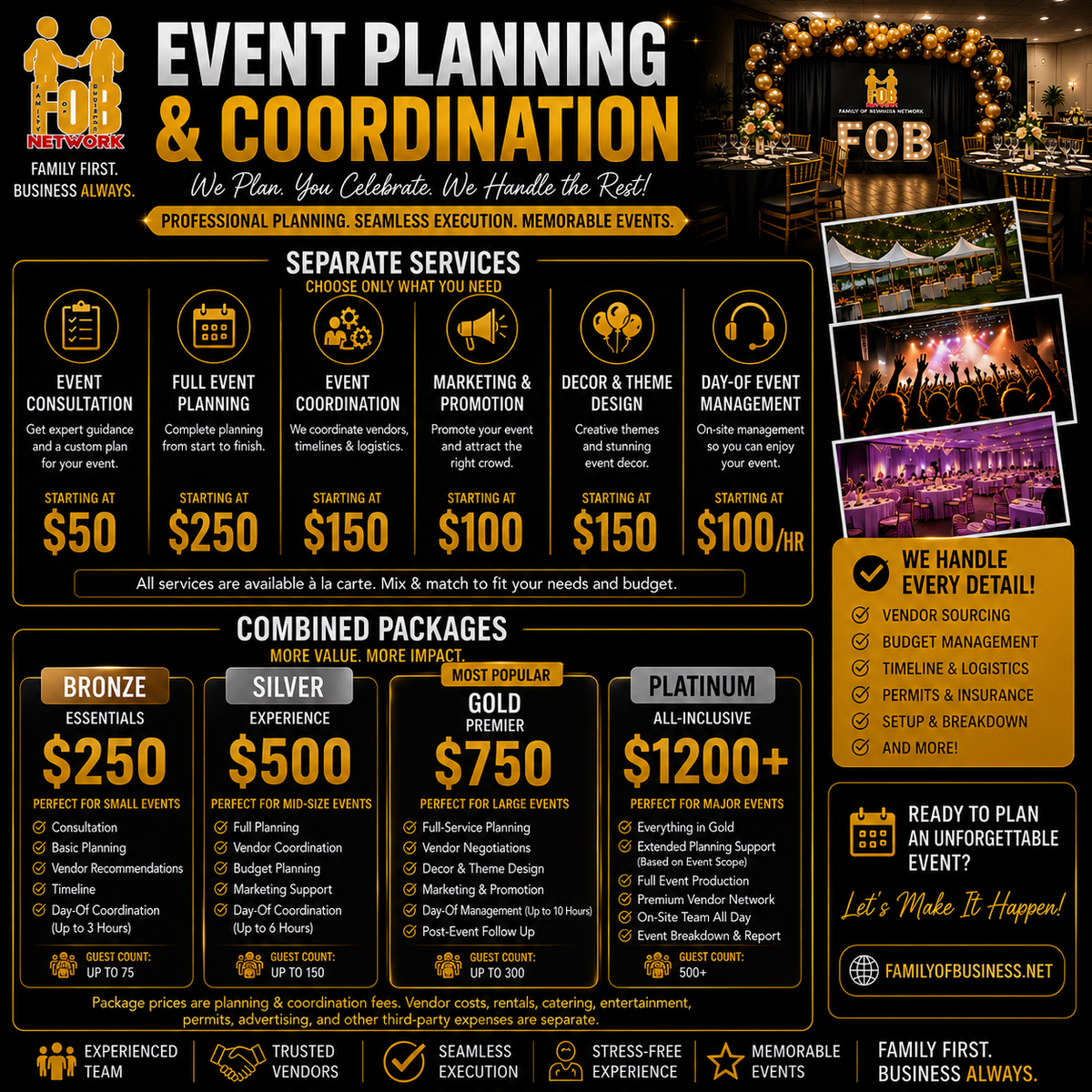Event Planning & Coordination