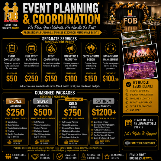 Event Planning & Coordination