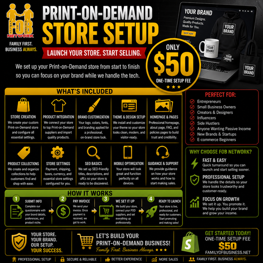 Print-on-Demand Store Setup